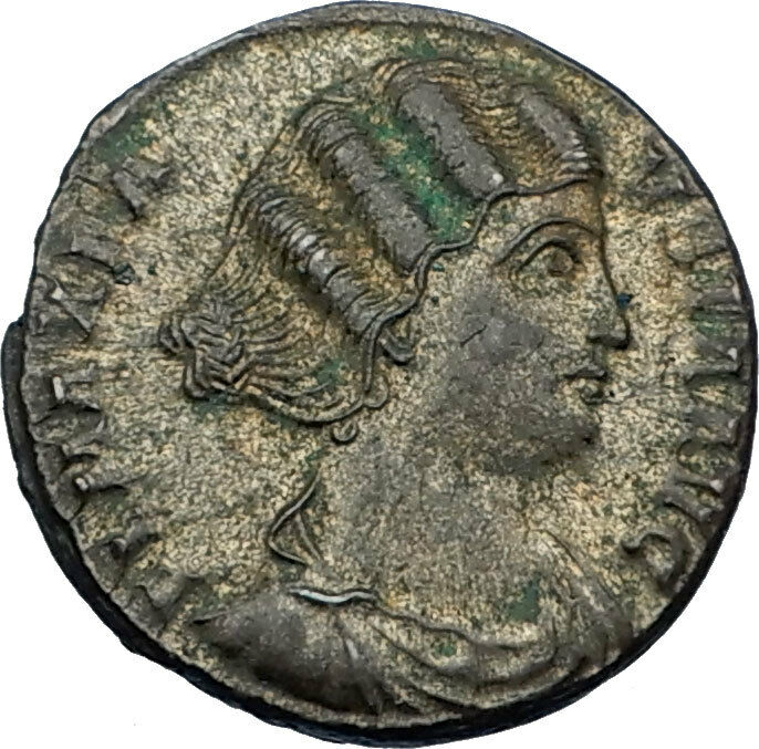 FAUSTA - CONSTANTINE I the GREAT Wife 326AD Authentic Ancient Roman Coin i65556