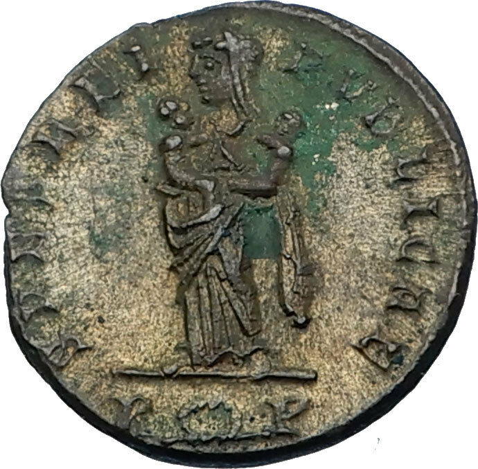 FAUSTA - CONSTANTINE I the GREAT Wife 326AD Authentic Ancient Roman Coin i65556