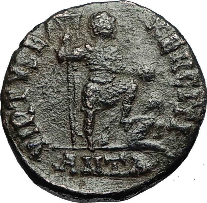 THEODOSIUS I the GREAT Authentic Ancient 383AD Antioch Genuine Roman Coin i67367