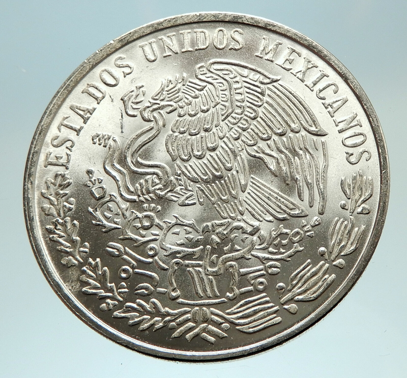 1977 Mexican Independence HERO Jose Maria Morelos Silver 100 Peso Coin i76780