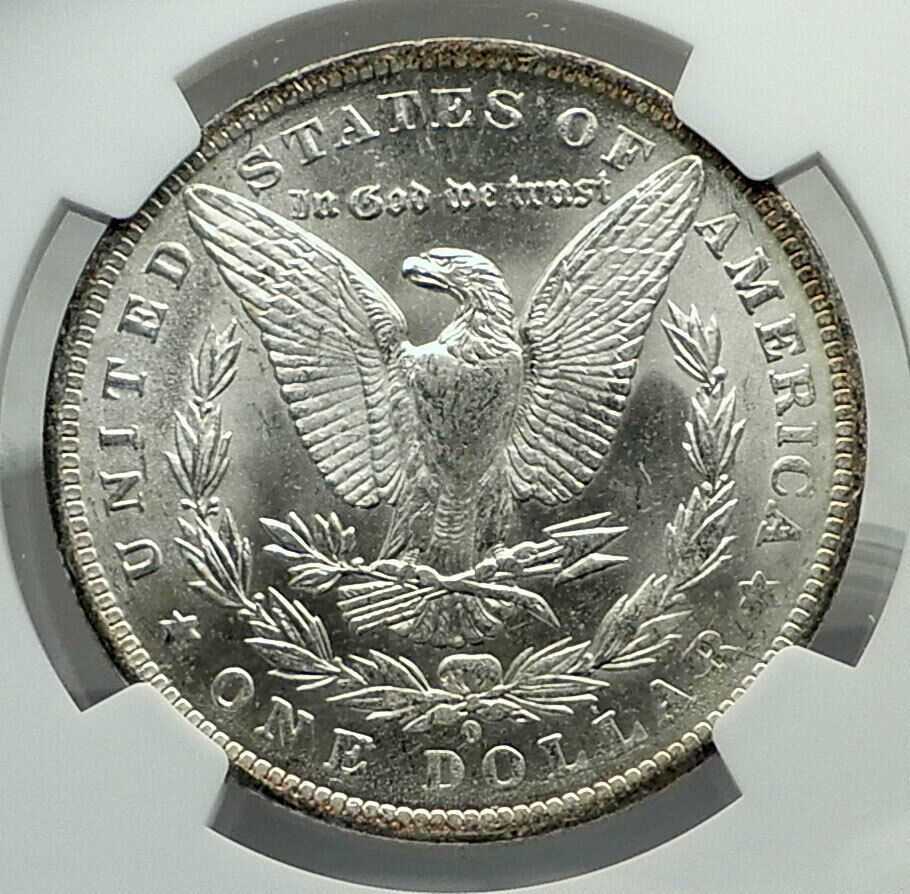 1884 UNITED STATES of America SILVER Morgan US Dollar Coin EAGLE NGC MS i79616