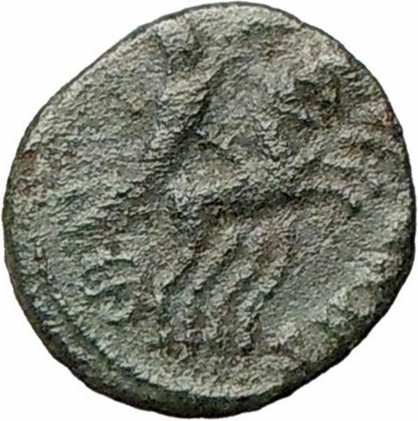 CONSTANTINE I 337AD Heaven CHARIOT Horse Ancient Roman Coin God Hand i24802