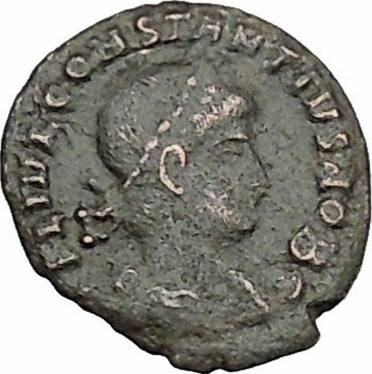 CONSTANTIUS II son of Constantine the Great Roman Coin Glory of Army i40460