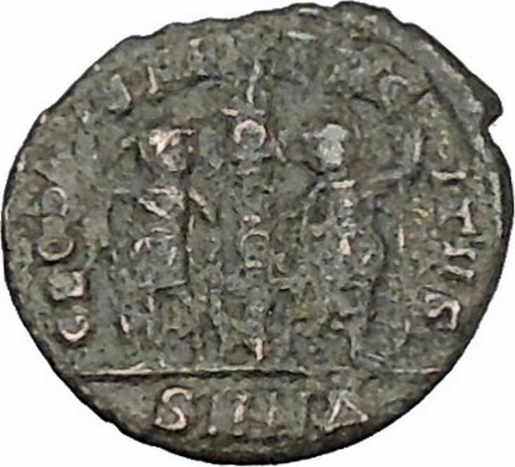 CONSTANTIUS II son of Constantine the Great Roman Coin Glory of Army i40460