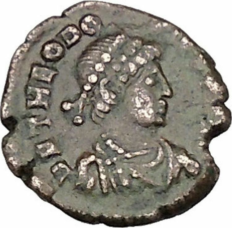 Theodosius I the Great Ancient Roman Coin Wreath of success i42545