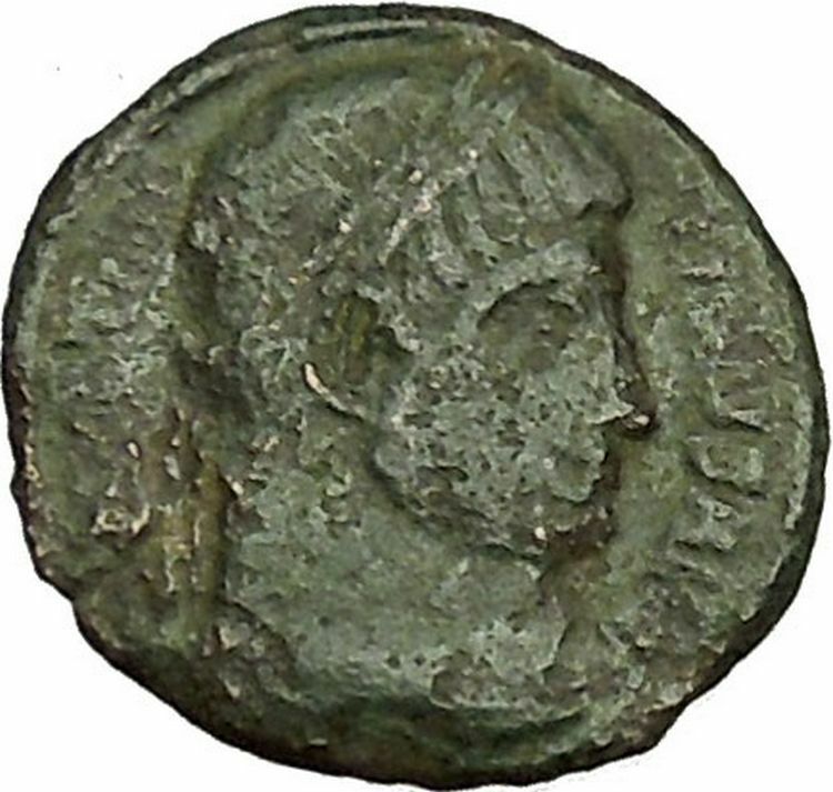 CONSTANTINE I the GREAT 328AD Ancient Roman Coin Military Camp gate i40381