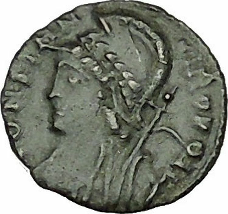 Constantine I The Great founds Constantinople Ancient Roman Coin Soldier i40390