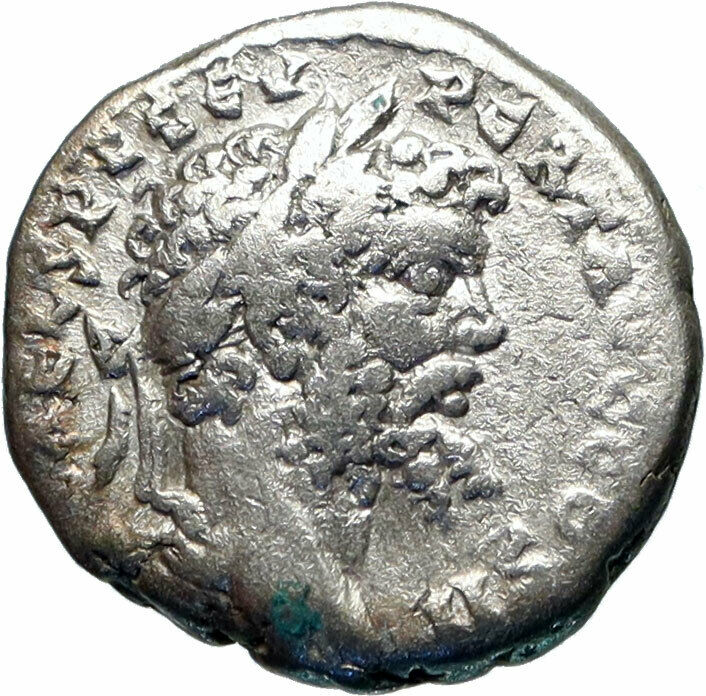 SEPTIMIUS SEVERUS displays of generosity RARE Silver Ancient Roman Coin i46736