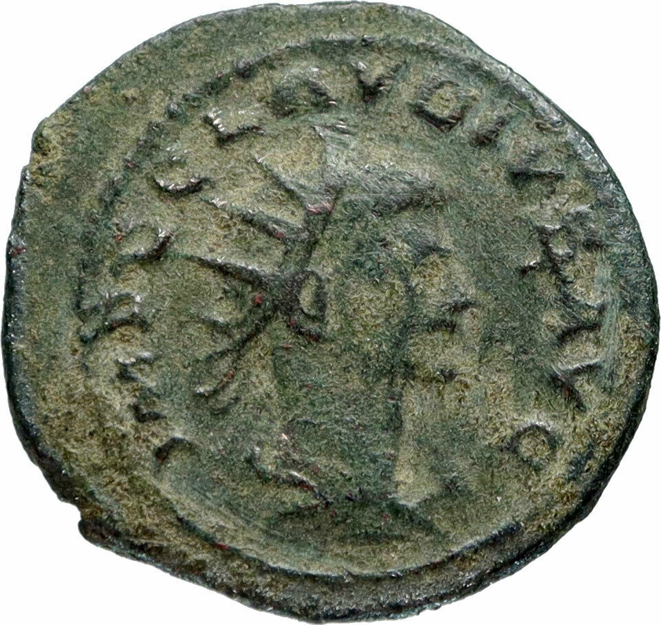 CLAUDIUS II Gothicus 268AD Antioch mint Ancient Roman Coin Virtus Valour i46806