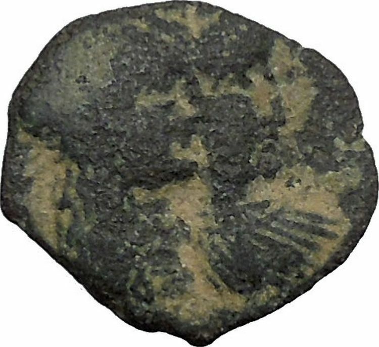 King Rabbel II Gamilat Arab Caravan Kingdom of Nabataea 101AD Greek Coin i50421