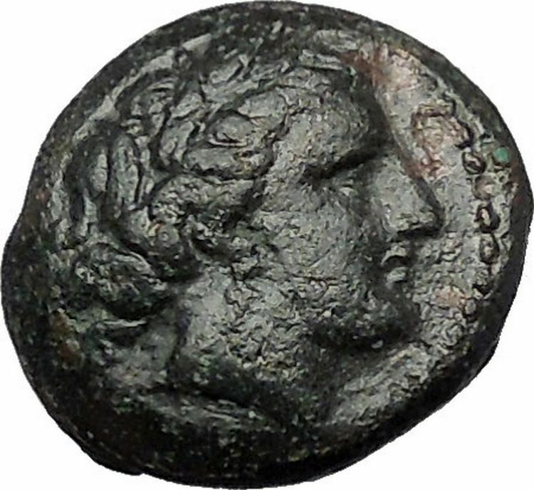 SESTOS in THRACE 300BC RARE Ancient Greek Coin PERSEPHONE HERMES AMPHORA i54422