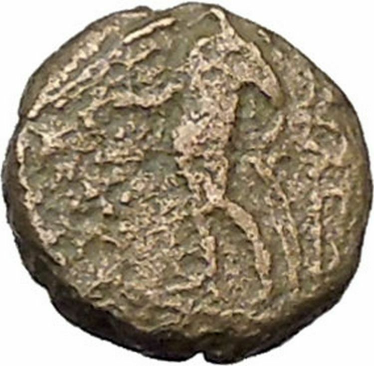 Antiochos III, the Great 223BC RARE Ancient Greek Coin Apollo Cult i46045