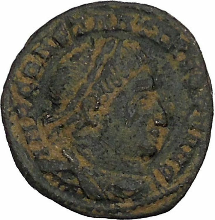 CONSTANTINE I the GREAT 313AD Ticinum Ancient Roman Coin Sol Sun God Cult i45962