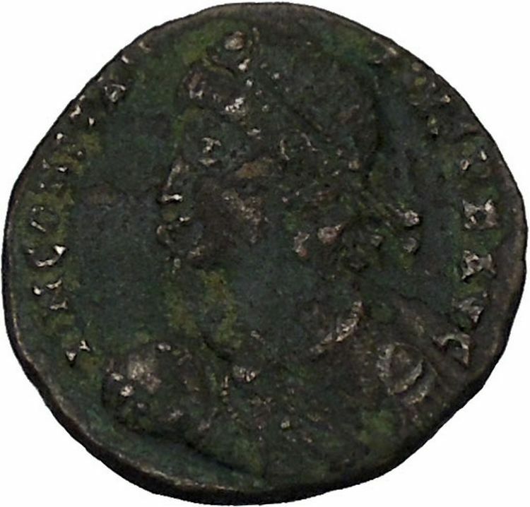 CONSTANTIUS II Constantine the Great son Ancient Roman Coin i45925