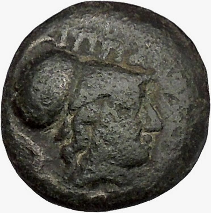 THESSALIAN LEAGUE Larissa 196BC Greek Coin ATHENA APOLLO Healer Cult i43393