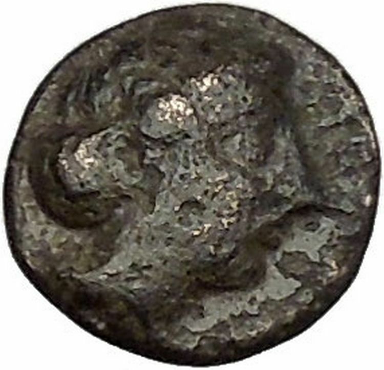 Lampsakos in Mysia 400BC Rare Ancient Greek Coin Female head Pegasus i47867