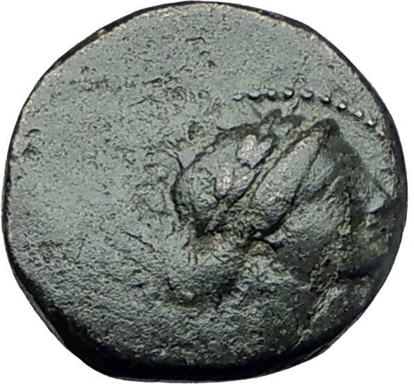 SARDES in Lydia 133BC Authentic Ancient Greek Coin APOLLO & HERCULES CLUB 61703