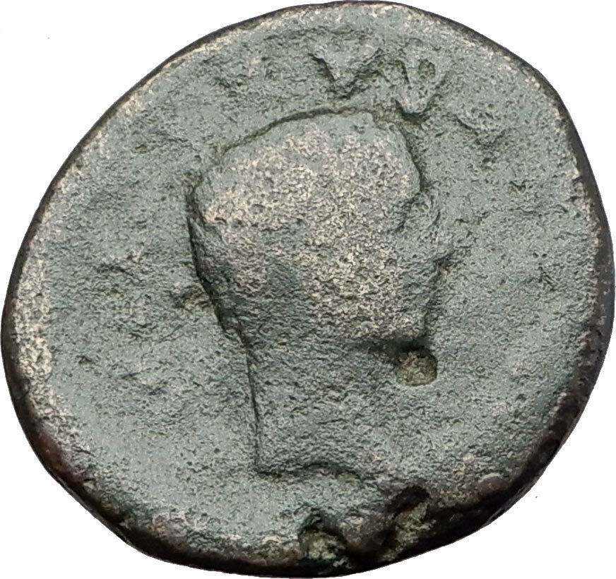 AUGUSTUS & GAIUS CAESAR - Thessalonica Macedonia RARE Ancient Roman Coin i61302