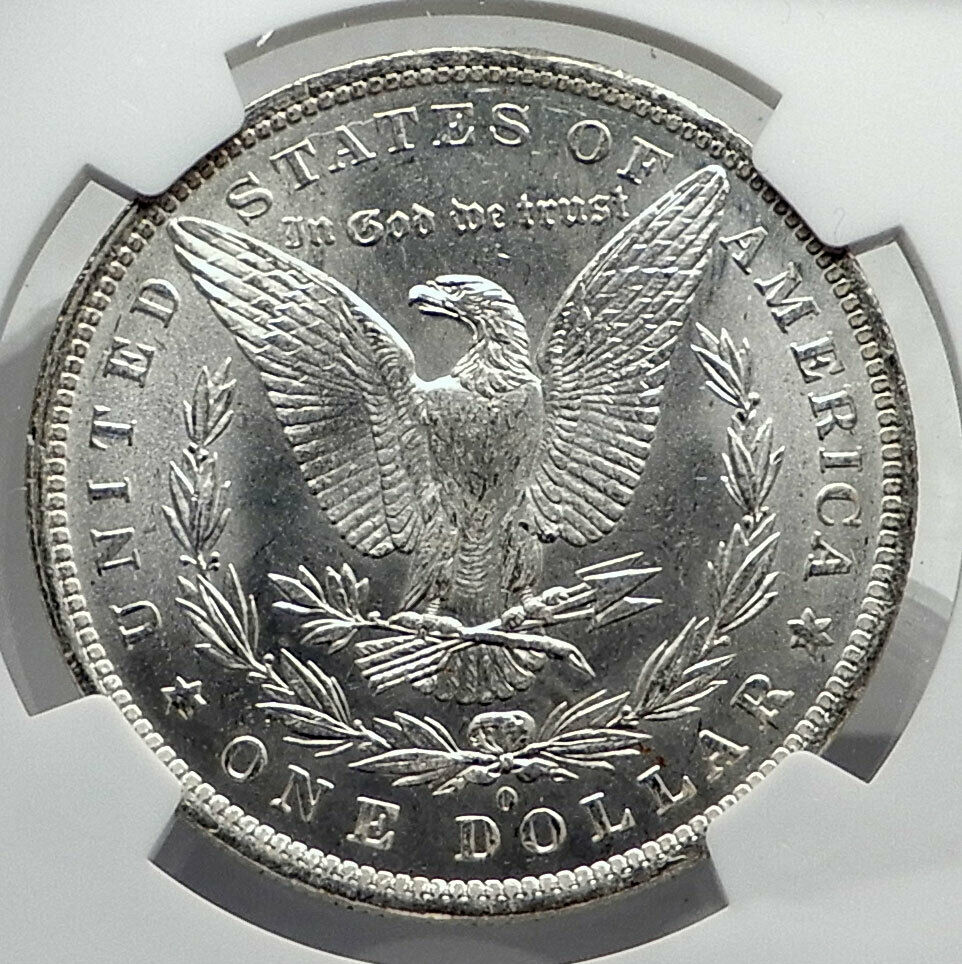 1883 UNITED STATES of America SILVER Morgan US Dollar Coin EAGLE NGC MS i80084