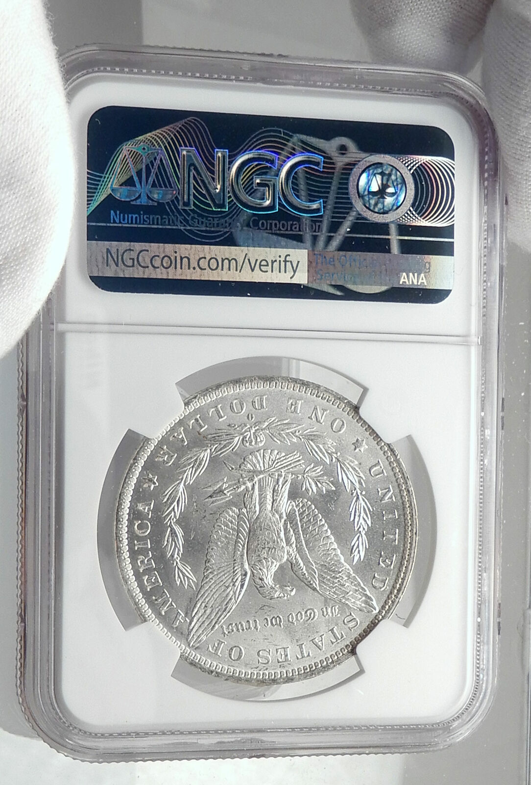 1883 UNITED STATES of America SILVER Morgan US Dollar Coin EAGLE NGC MS i80084