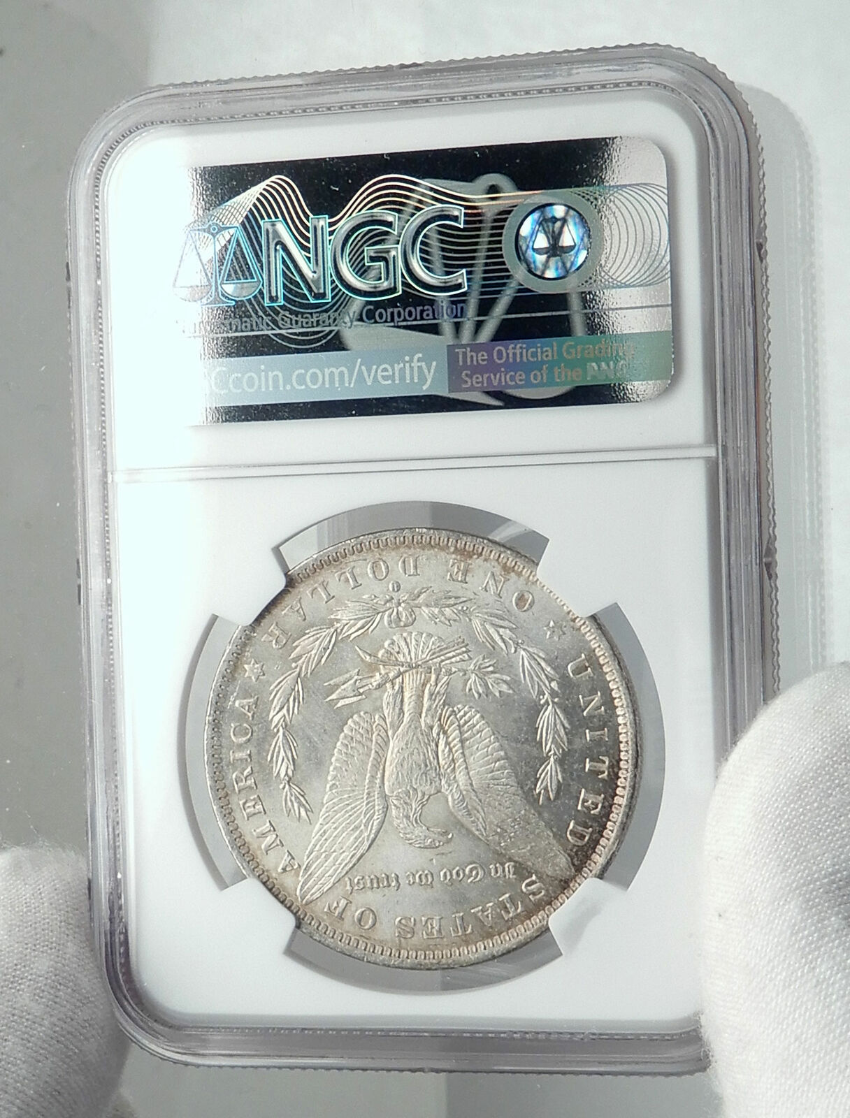 1884 UNITED STATES of America SILVER Morgan US Dollar Coin EAGLE NGC MS i79594