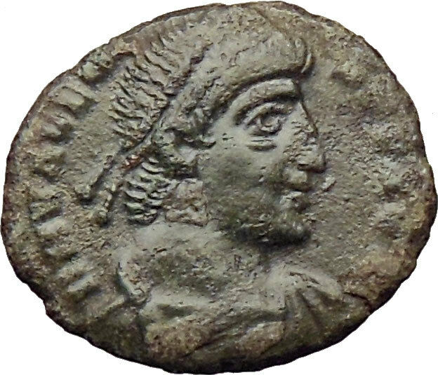 VALENS 367AD Rome R.PRIMA Very rare Ancient Roman Coin Victory Angel i29820