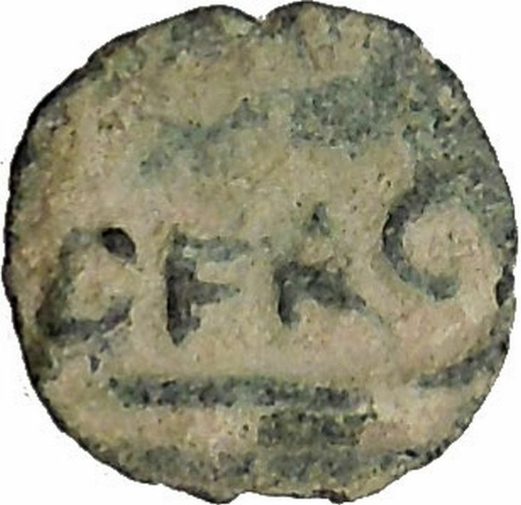 BERYTOS in PHOENICIA 218AD Satyr Marsyas Prow Rare Ancient Greek Coin i36676