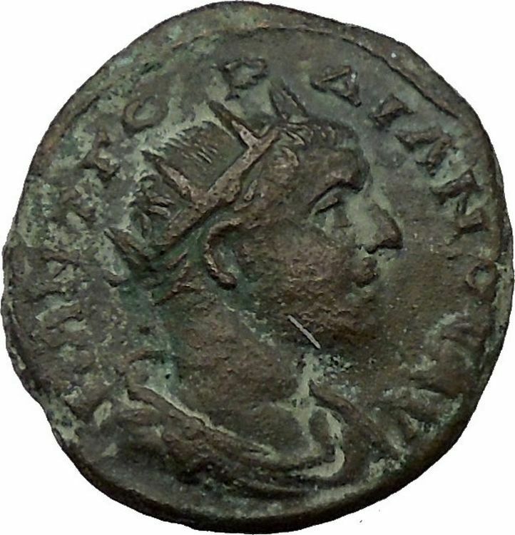 GORDIAN III 238AD Nicaea Bythinia Ancient Roman Coin Legionary STANDARDS i36751