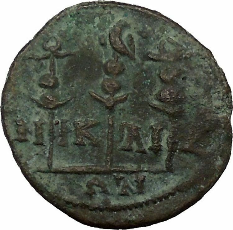 GORDIAN III 238AD Nicaea Bythinia Ancient Roman Coin Legionary STANDARDS i36751