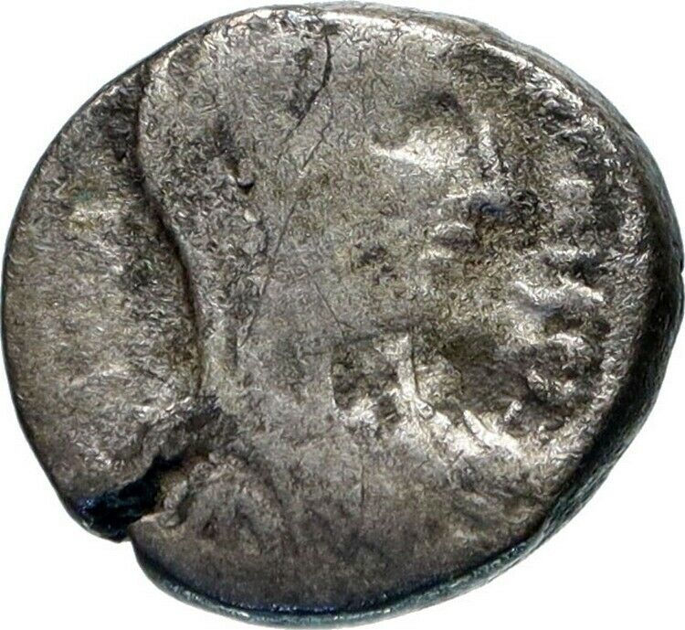 MALICHUS II & SHAQILATH II Arab Kingdom of Nabataea PETRA Rare Greek Coin i46669