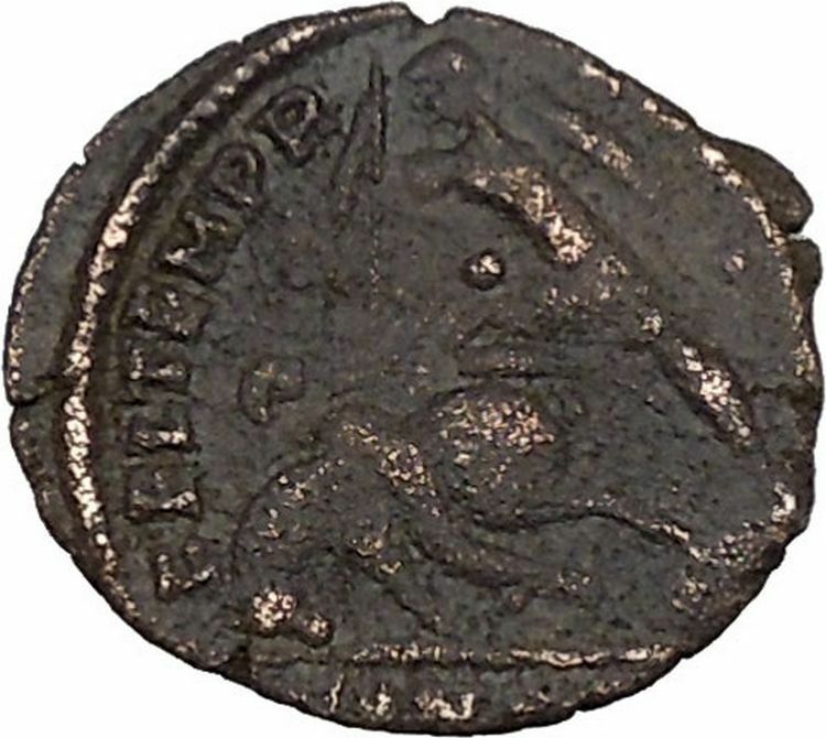 CONSTANTIUS II Constantine the Great son Ancient Roman Coin Battle Horse i42679