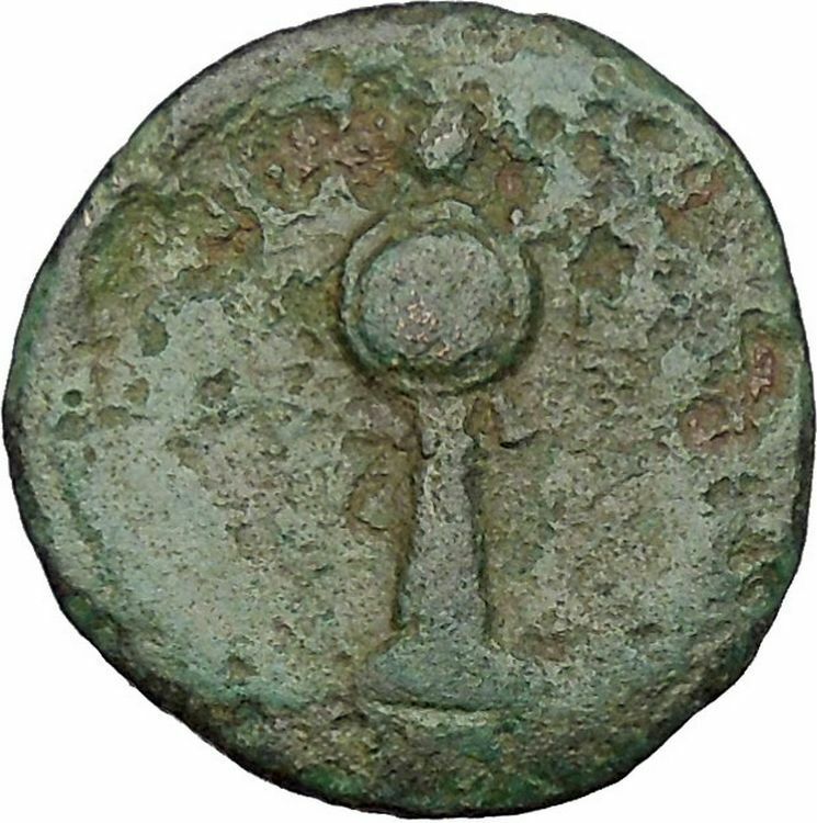 LYSIMACHOS Macedonian King 305BC Greek Coin Athena Trophy Tropaion i51689