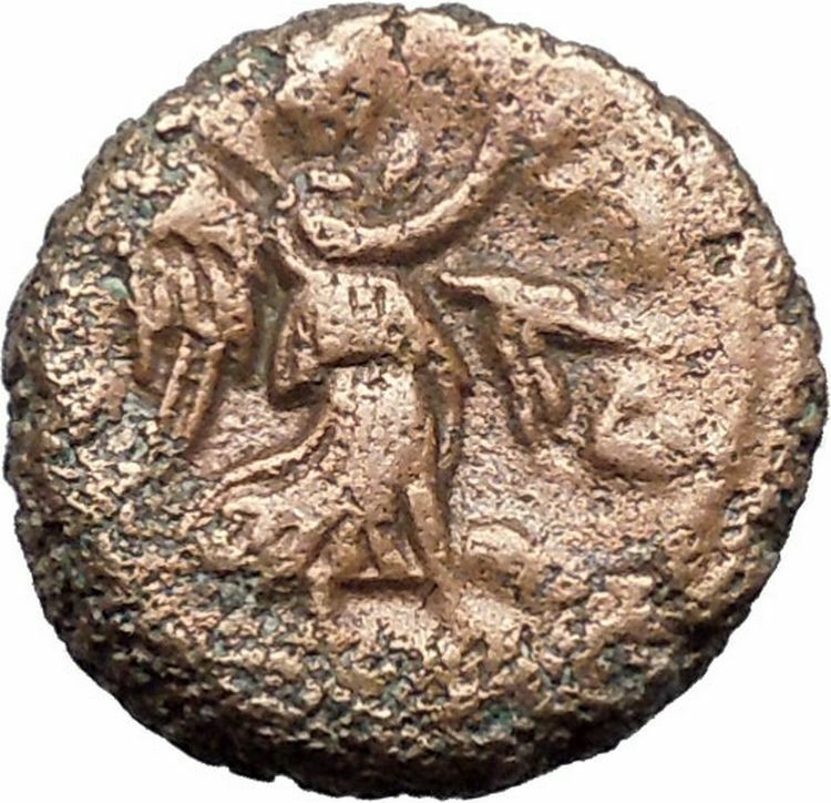 DIOCLETIAN 287AD Alexandria Egypt Potin Tetaradrachm NIKE Roman Coin i48688