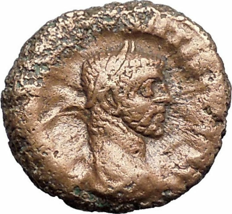 DIOCLETIAN 287AD Alexandria Egypt Potin Tetaradrachm NIKE Roman Coin i48688