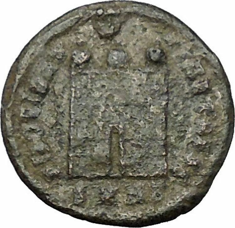 Crispus Son of Constantine the Great Ancient Roman Coin Military gate i50771