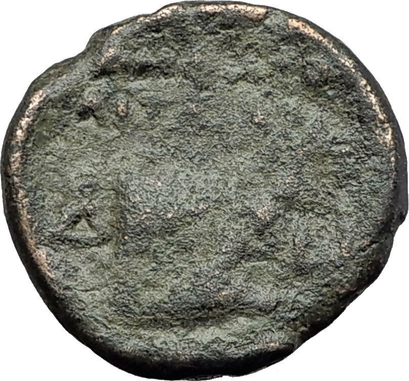 AMPHIPOLIS in MACEDONIA 95BC RARE R1 Ancient Greek Coin JUPITER GALLEY i63244