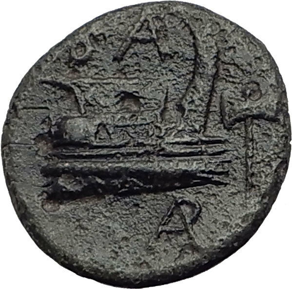 SELEUKOS I Nikator POSSIB UNBPUBL Ancient SELEUKID Greek Coin MEDUSA BULL i64802