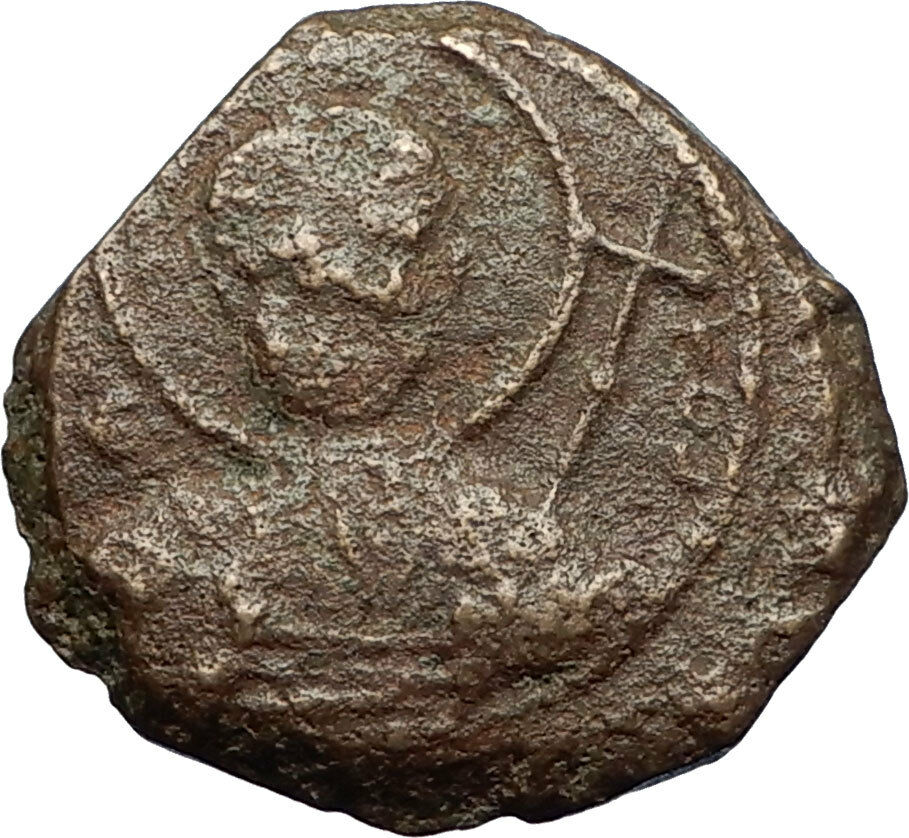 CRUSADERS of Antioch Tancred Ancient 1101AD Byzantine Time Coin St Peter i69526