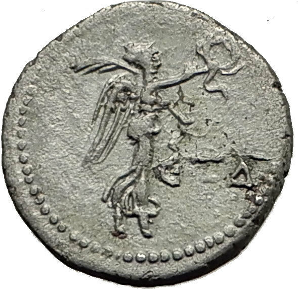 HADRIAN 120AD Caesarea Cappadocia Authentic Ancient Silver Roman Coin i65438