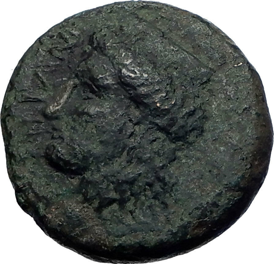 HIMERA as Thermai Himerensis in Sicily RARE 407BC Ancient Greek Coin HERA i73958