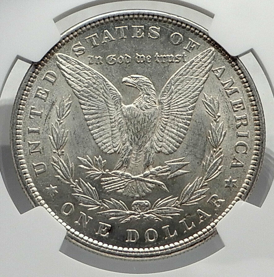 1885 UNITED STATES of America SILVER Morgan US Dollar Coin EAGLE NGC MS i80140