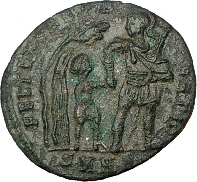 CONSTANS Constantine I son Soldier Barbarian ANCIENT Ancient Roman Coin i23141