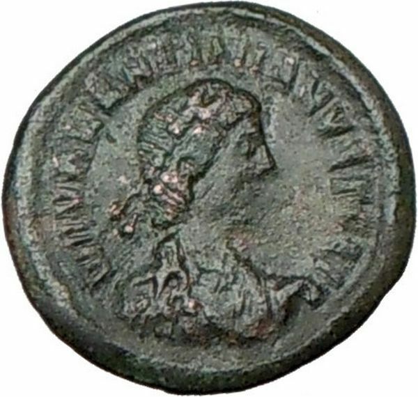 VALENTINIAN II 378AD Authentic Ancient Roman Coin WREATH i18377