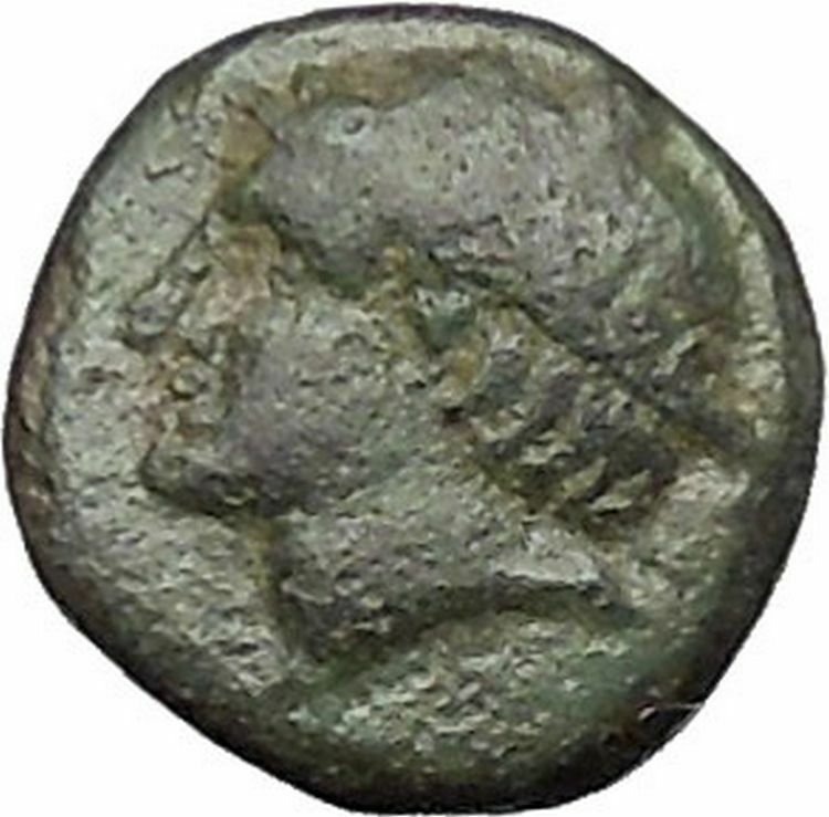 Ainos in Thrace 400BC Rare Ancient Greek Coin Hermes Mercury Caduceus i49516