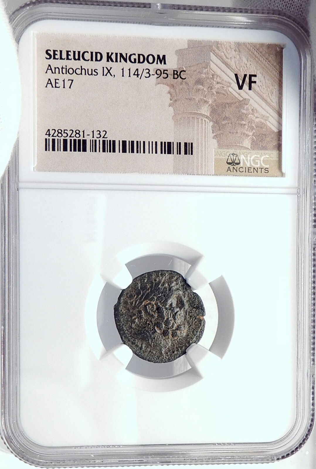 ANTIOCHOS IX KYZIKENOS Authentic Ancient Seleukid Greek Coin HERCULES NGC i82083