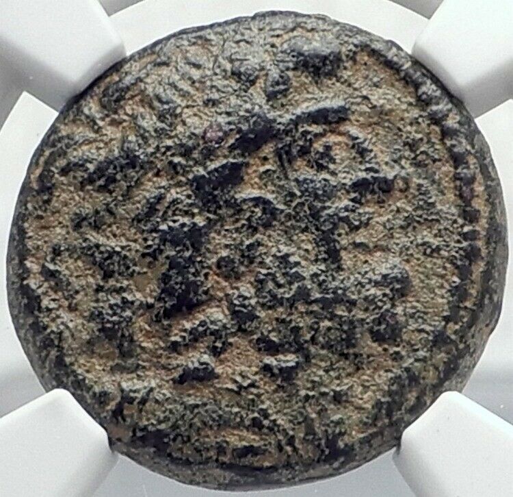 ANTIOCH on the ORONTES Authentic Ancient 41BC Greek Coin w ZEUS NGC i82084