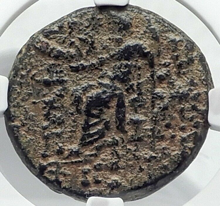 ANTIOCH on the ORONTES Authentic Ancient 41BC Greek Coin w ZEUS NGC i82084