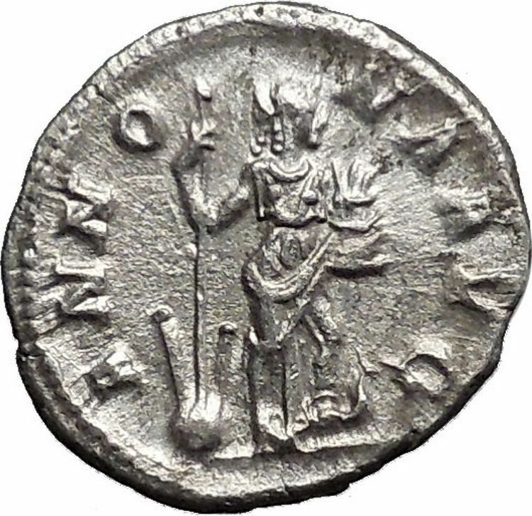 SEVERUS ALEXANDER 231AD Silver Ancient Roman Coin ANNONA Wealth i50020