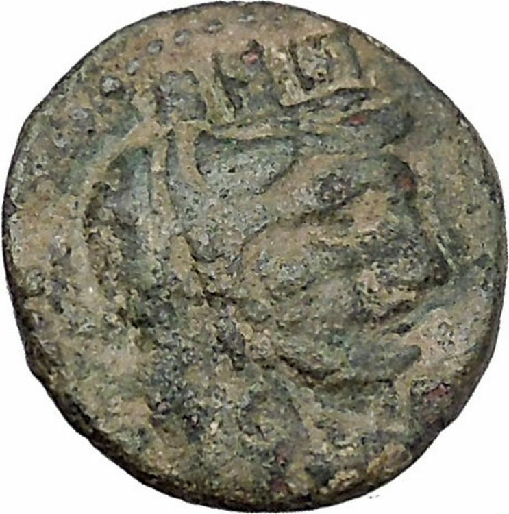 Kelenderis in Cilicia 2-1stCenBC Tyche Apollo Tripod Ancient Greek Coin i47181