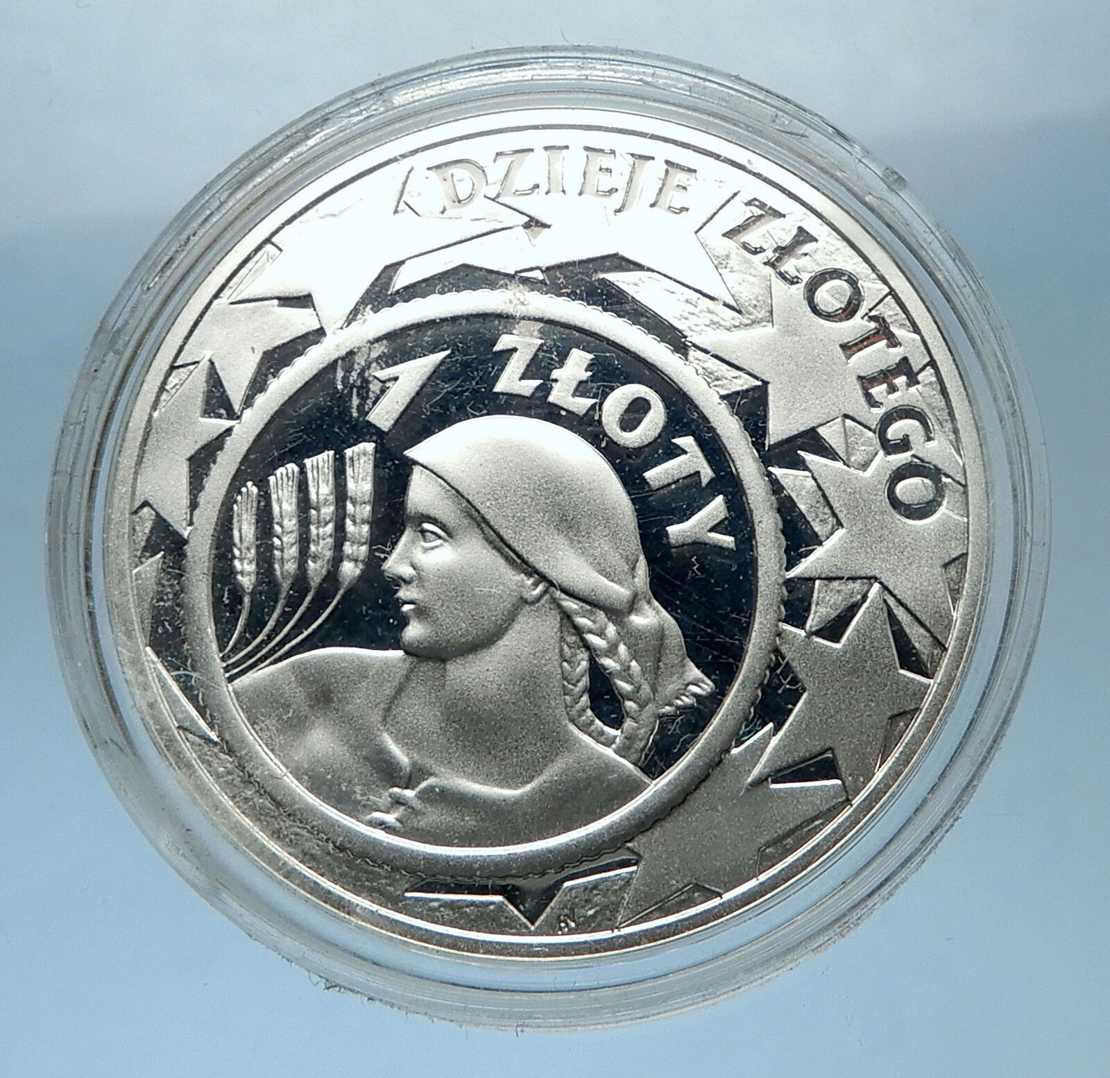 2004 POLAND Silver 10 Zlotych Proof Silver Coin Władysław Grabski ZLOTY i68324